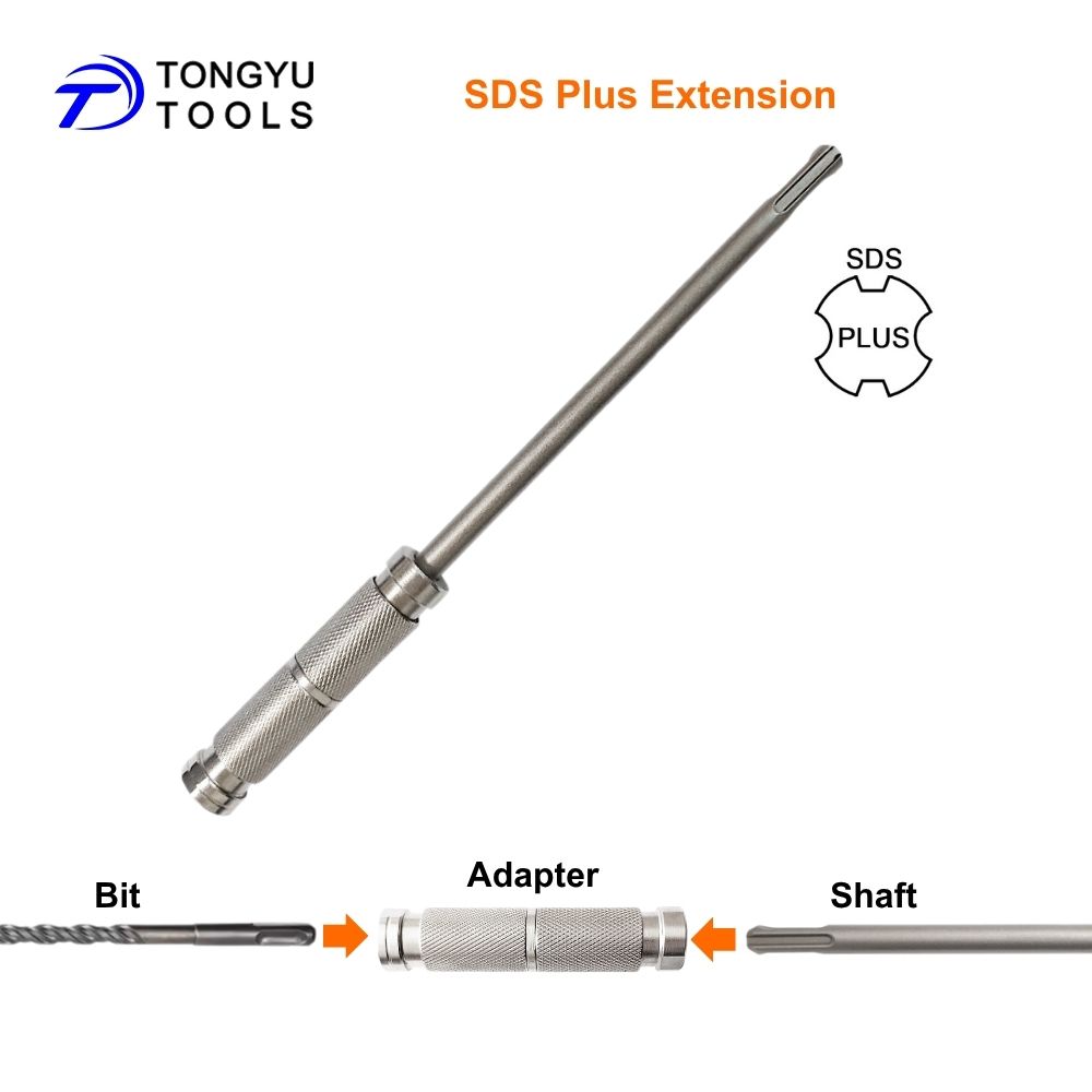 Hammer Drill Sds - SDS Plus延長アダプター プラスロックブリッジカプラー（オプションの延長シャフト付き）ロータリーハンマー用ロングリーチドリル