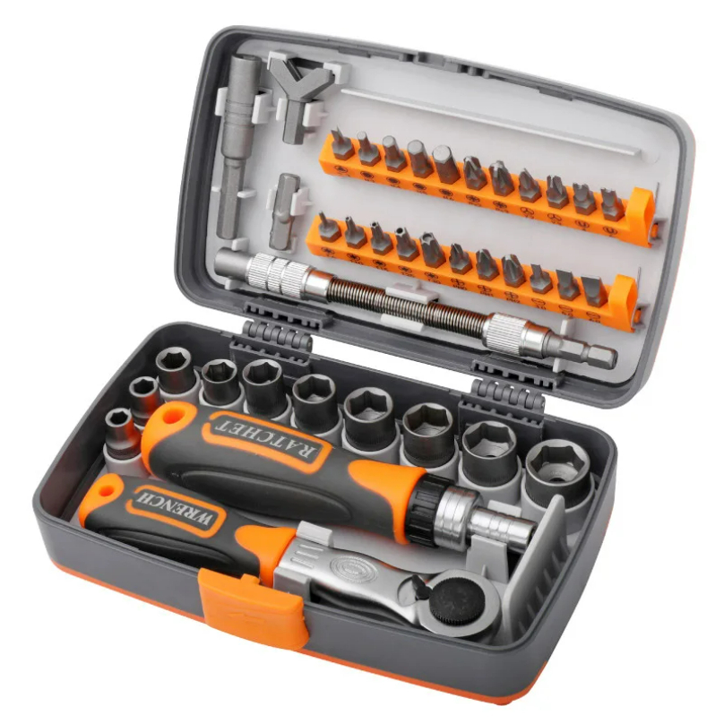 Power Tools Catalogue - 省力ラチェットドライバーセット 家庭用コンビネーションツールボックス ハードウェア磁気ドライバーキット ビット トルクスドライバー
