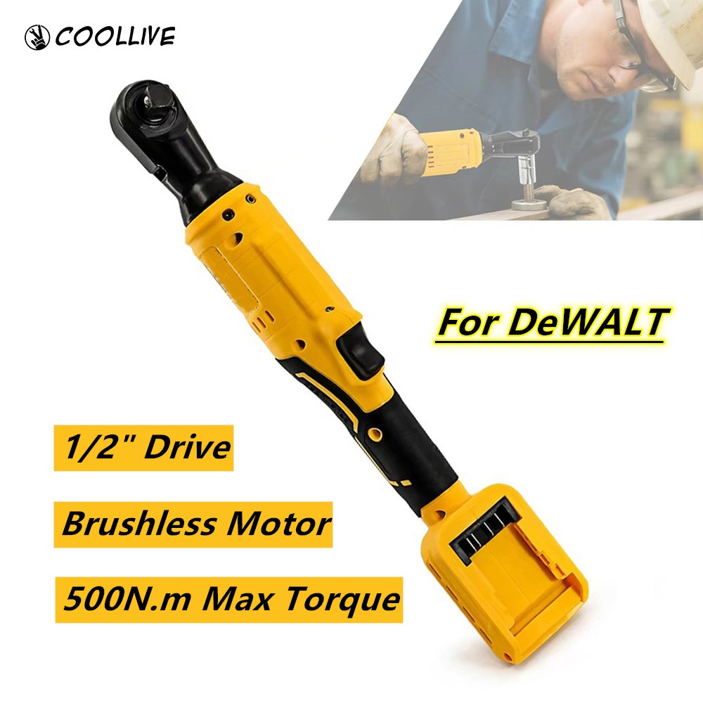 Power Tools Ingco - ブラシレス電動ラチェットレンチ 1/2インチ コードレス可変速インパクトドライバー ネジナット修理用電動工具 デウォルト20Vバッテリー対応
