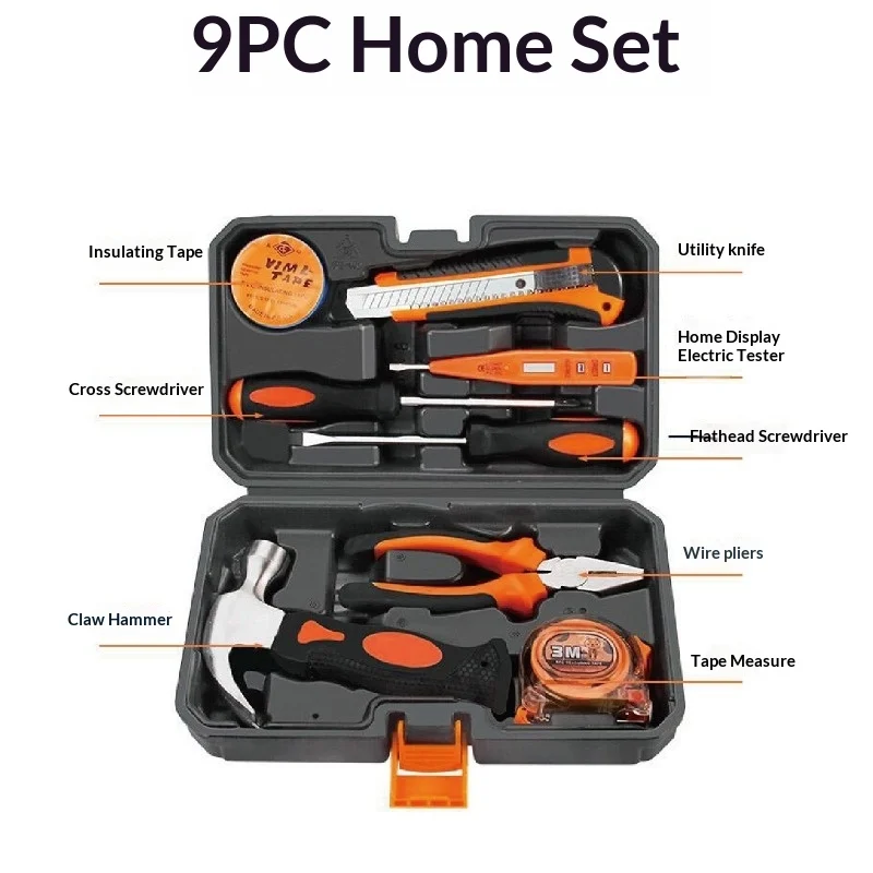 Power Tools Catalogue - 多機能ハンドツールツールボックス家庭用ツールボックスセットレンチドライバープライヤーハンマーツール組み合わせ木工電動工具