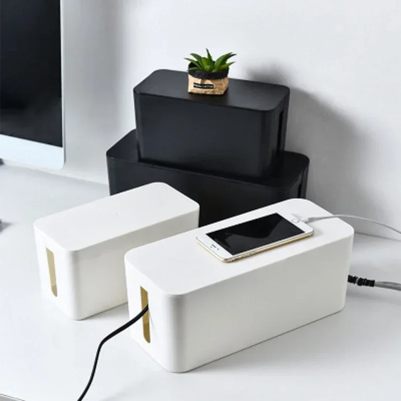 Power Tools Tool Box - ケーブル収納ボックス デスクトップ電源タップ収納ボックス 防塵ソケット収納ボックス ホームワイヤーケース ワイヤー管理ケーブルオーガナイザー