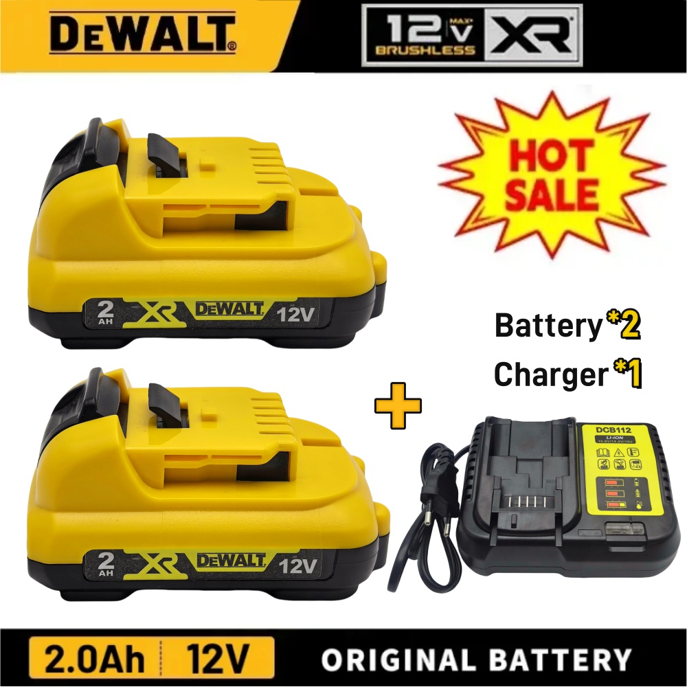 純正DEWALTリチウムイオンバッテリー、デュワルト12V  - Dewalt Power Tools Xr のレビューと価格