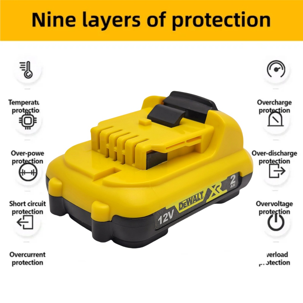 純正DEWALTリチウムイオンバッテリー、デュワルト12V  - Dewalt Power Tools Xr のレビューと価格