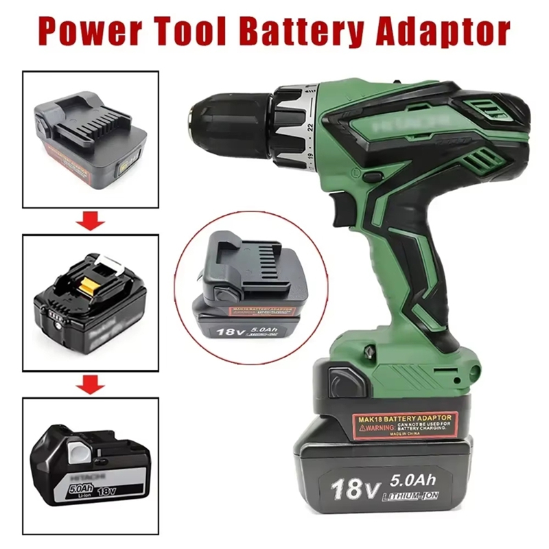 FYBL バッテリーアダプター変換器。18Vリチウムバッテリ - Power Tools Hitachi のレビューと価格