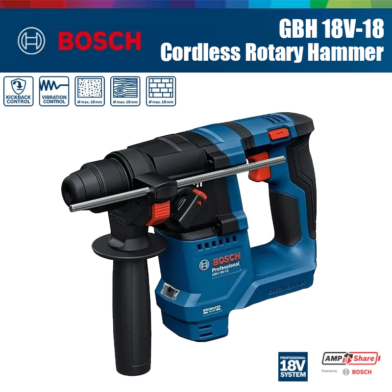 ボッシュ GBH 18V-18 コードレスロータリーハンマー - Hammer Drill Sds のレビューと価格