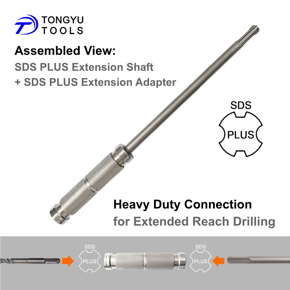 SDS Plus延長アダプター プラスロックブリッジカプラー - Hammer Drill Sds のレビューと価格