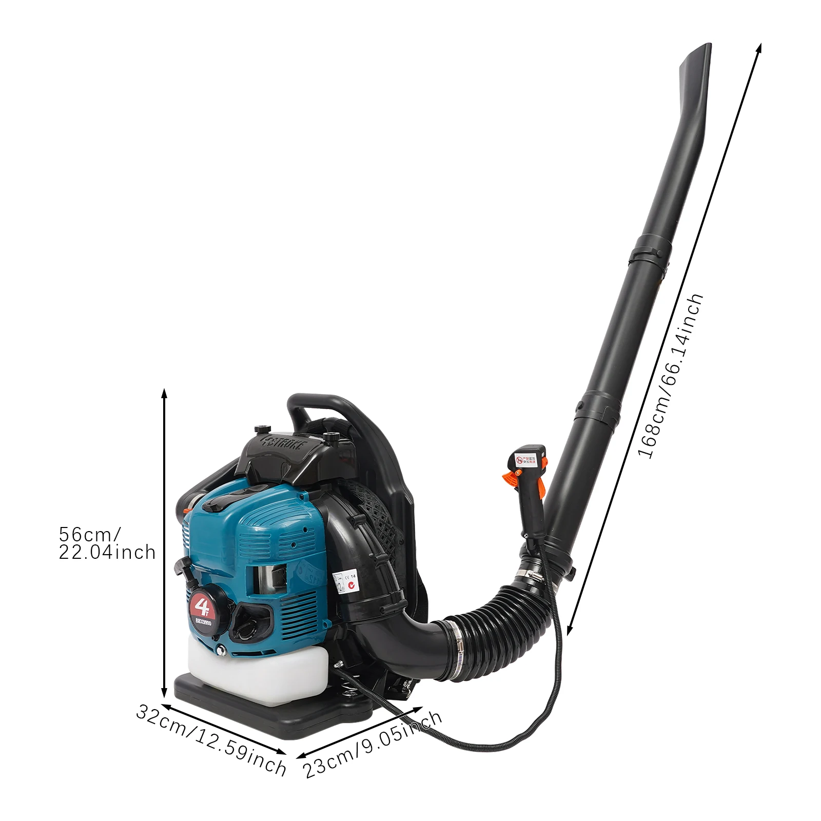ガソリン式バックパックリーフブロワー 75.6cc 4ストロ - Power Tools Yard のレビューと価格