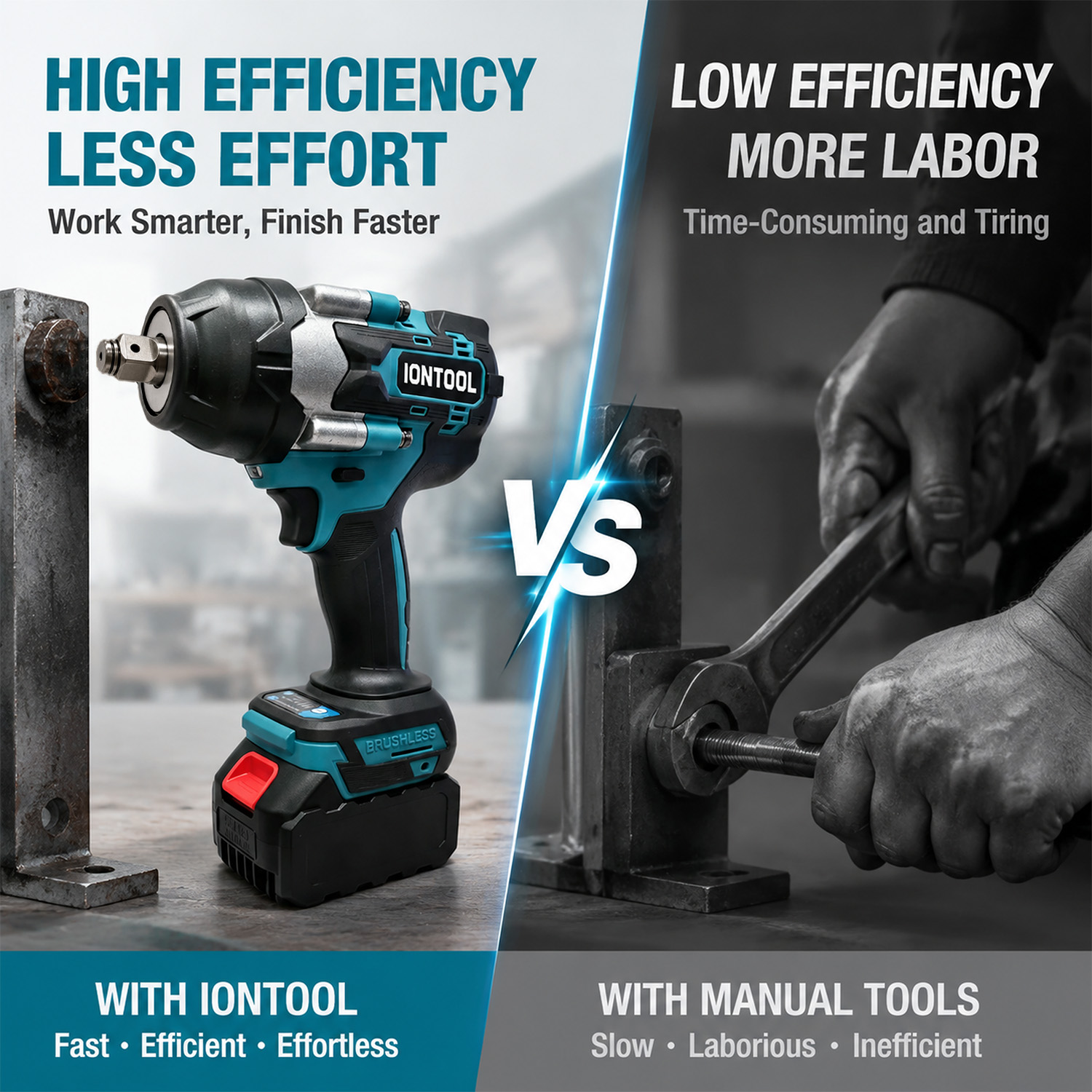 IONTOOL DTW700 滑り止めコードレスインパクトレ - Power Tools And Engineering のレビューと価格