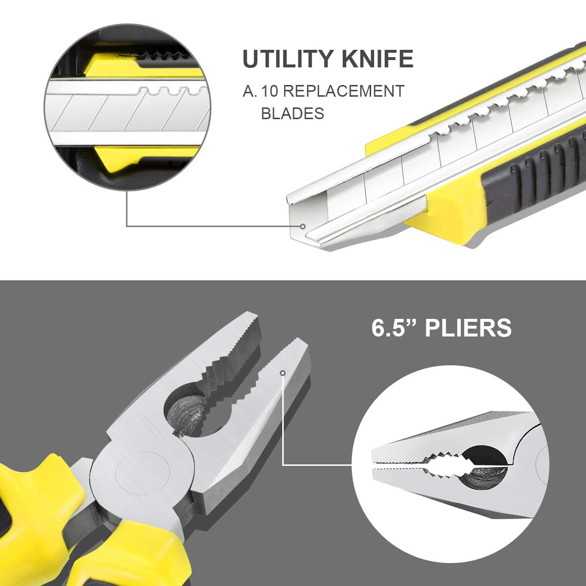 家庭用ハンドツールセット 一般的な家庭用ハンドツールキット  - Power Tools Catalogue のレビューと価格