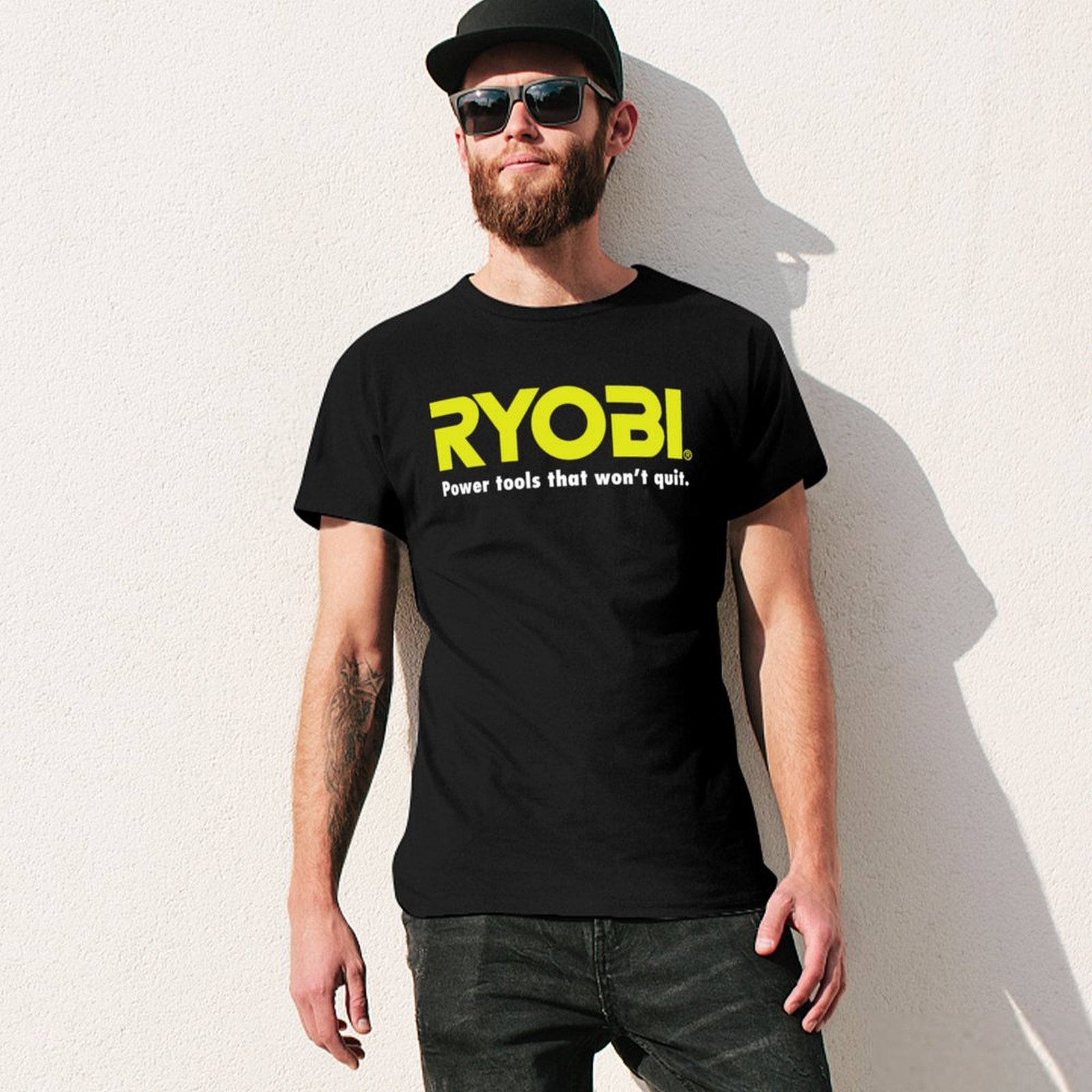 パワーツール リョービ ロゴ Tシャツ、綿製Tシャツのセット - Power Tools Logo のレビューと価格
