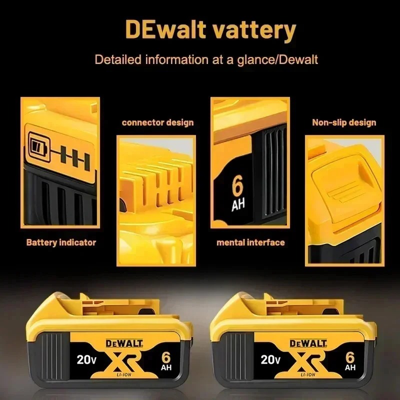 DeWALT XR 100% オリジナルバッテリー 18V/ - Dewalt Power Tools Xr のレビューと価格