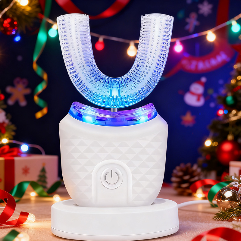 ポータブルU字型電動歯ブラシ、超音波360度洗浄、シリコンホ - Power Tools Kids のレビューと価格