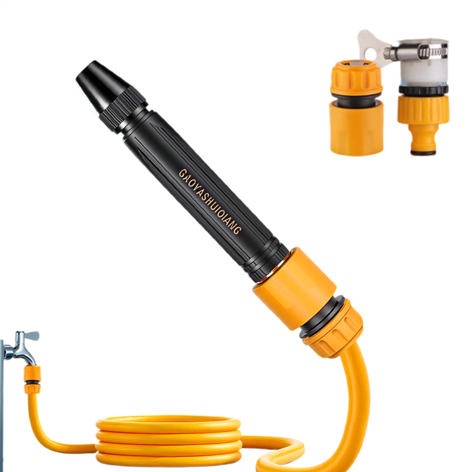 高圧水ホースノズル強力調整可能漏れ防止ツール家庭用洗浄クリー - Power Tools And Engineering のレビューと価格