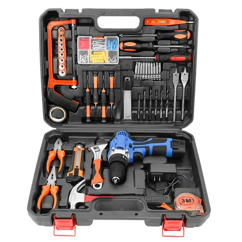 多機能ハンドツールツールボックス家庭用ツールボックスセットレ - Power Tools Catalogue のレビューと価格
