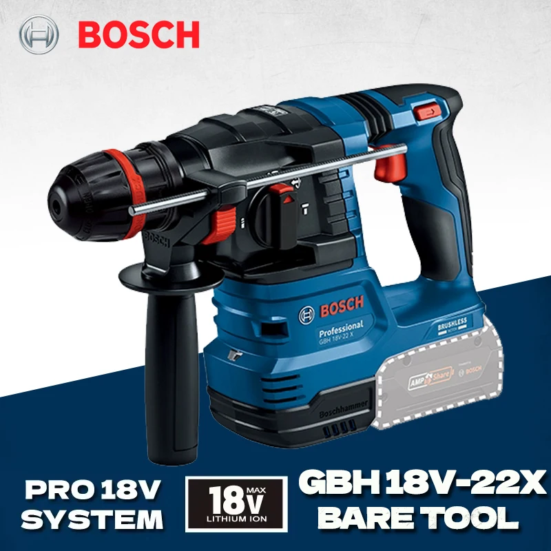 ボッシュ GBH18V-22X コードレスロータリーハンマー - Hammer Drill Sds のレビューと価格