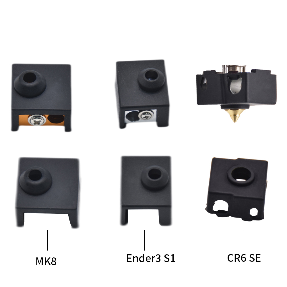 3/5/10個入り ホットエンドシリコンソックス E3d V - Creality Printer K1 のレビューと価格