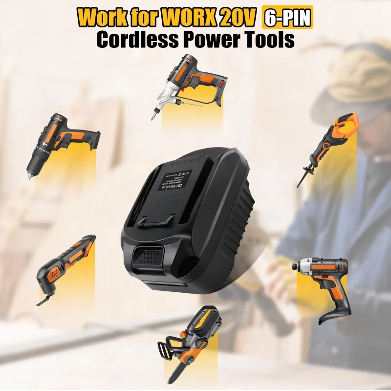 DM20WORX6 バッテリーアダプター Dewalt 20 - Dewalt Power Tools Xr のレビューと価格